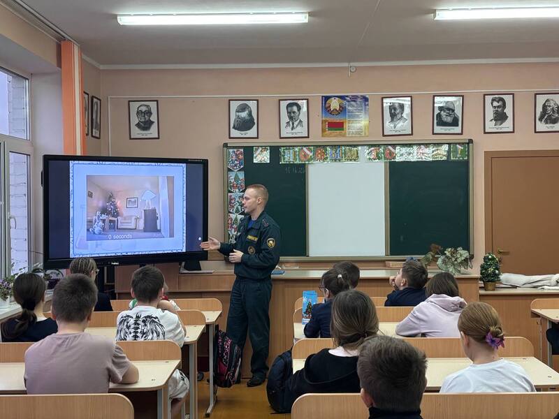 Дубровно.Говорим о безопасности в преддверии новогодних праздников