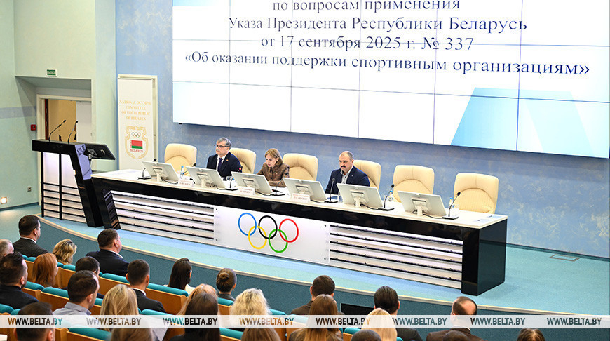 Belarus’ NOC discusses support mechanism for sports organizations