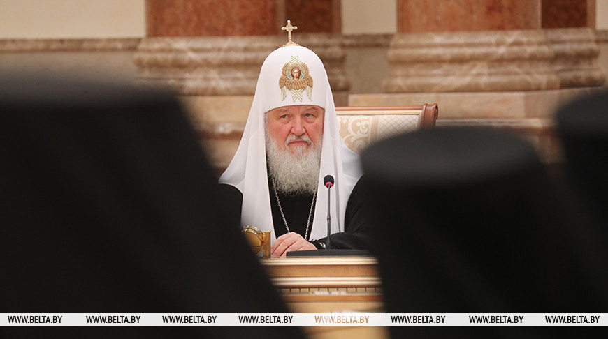 Patriarch Kirill arrives in Minsk