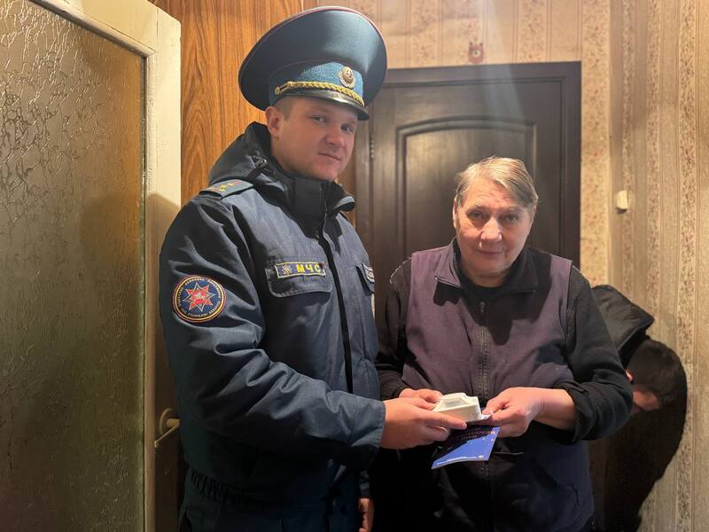 Дубровно. Пожарные извещатели для золотого возраста