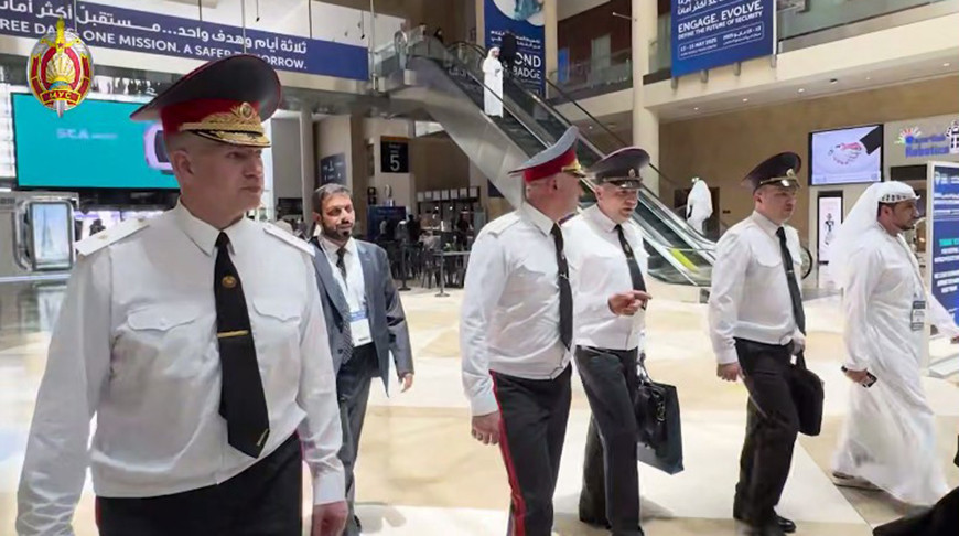 Belarusian minister of internal affairs attends World Police Summit in Dubai