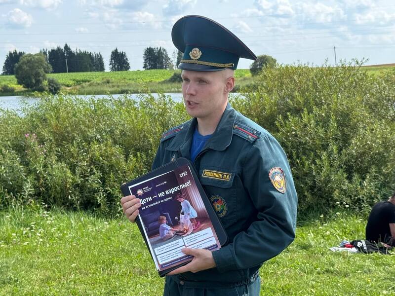 Дубровно. Безопасность на водоемах!