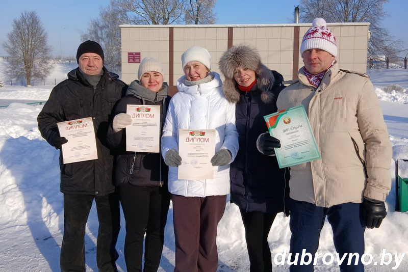 В Дубровно прошли соревнования «Снежная зима»