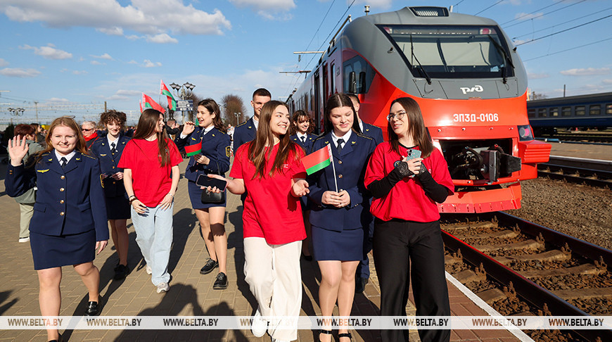 У Оршы сустрэлі першы бесперасадачны поезд са Смаленска 