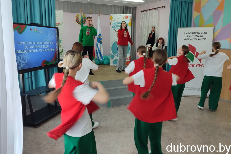 Дубровенцы присоединились к общереспубликанским мероприятиям ко Дню Конституции