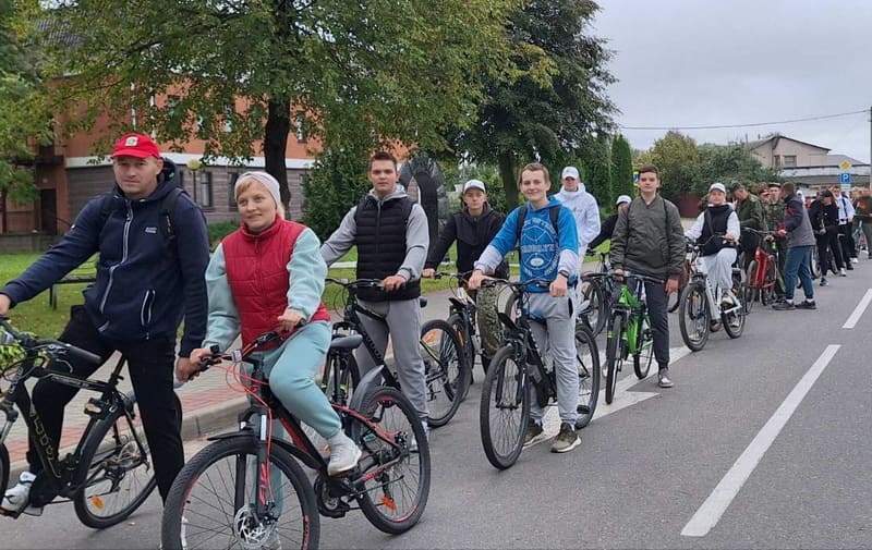 Дубровенцы приняли участие в велопробеге