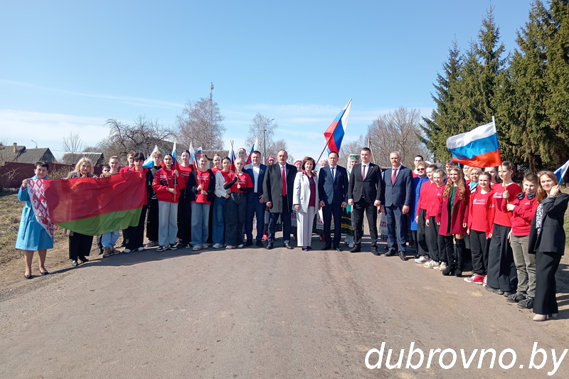 Делегация Краснинского района Смоленской области посетила с дружественным визитом Дубровенский район