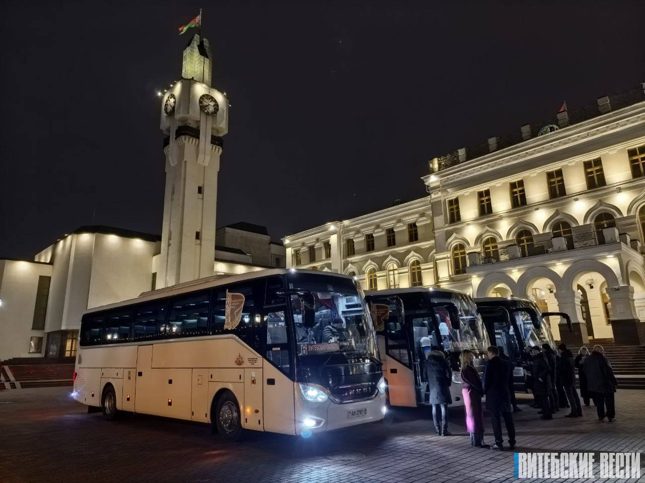 Фотофакт: Делегация Витебской области, отправилась в Минск на второе заседание VII Всебелорусского собрания