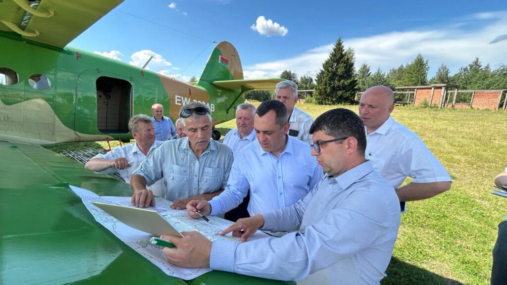 Глава области провел облет региона