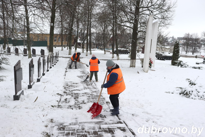 Первый снег выпал на Дубровенщине