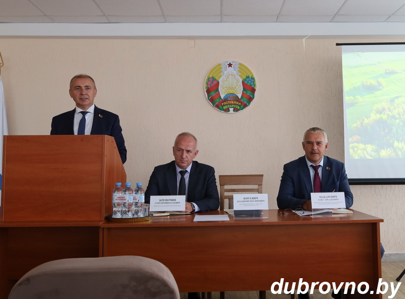 Владимир Юргевич посетил ОАО «Дубровенский льнозавод»