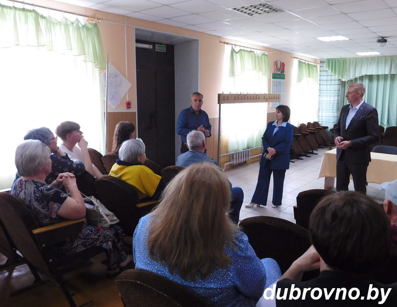 На Дубровенщине прошли встречи с депутатом Палаты представителей Национального собрания Республики Беларусь